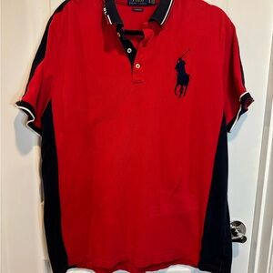 Polo Ralph Lauren Big Pony Classic Fit Red Polo Mens XL w/ Polo RL
